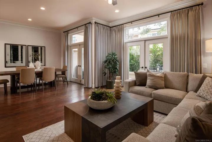 New paint virtually overlapping with original furniture. Continue scrolling for previous paint color and original photo.