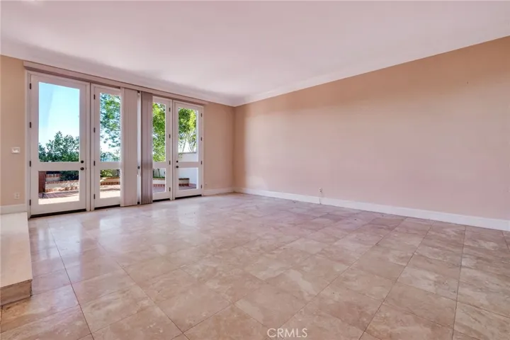 Living Room with fire place and Wet Bar