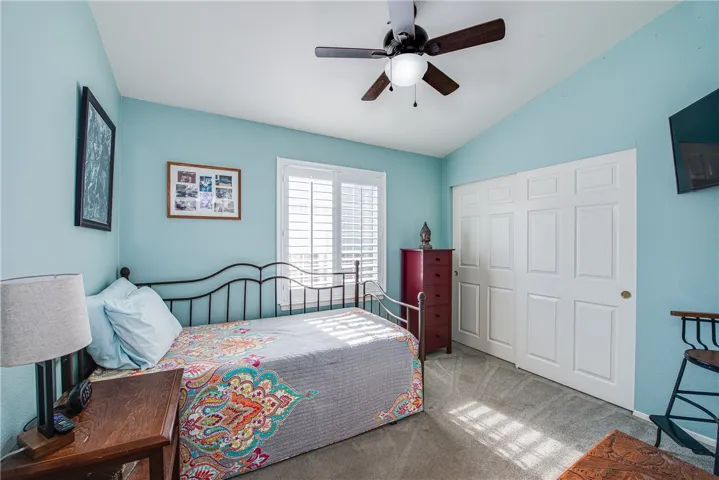 Generous sized guest bedroom.