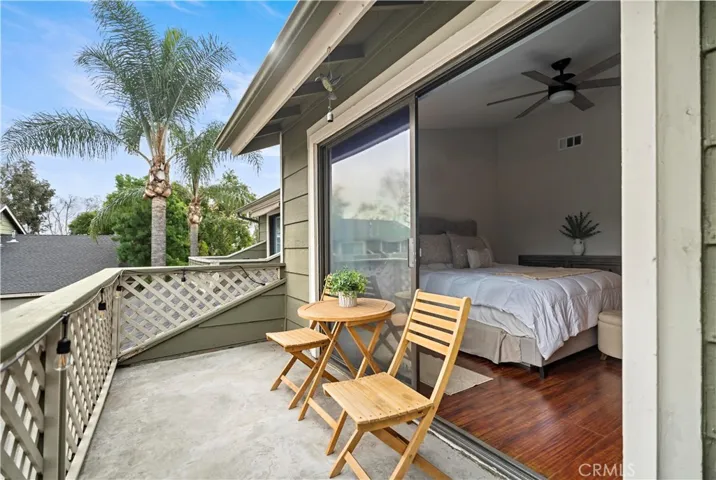 Primary bedroom balcony