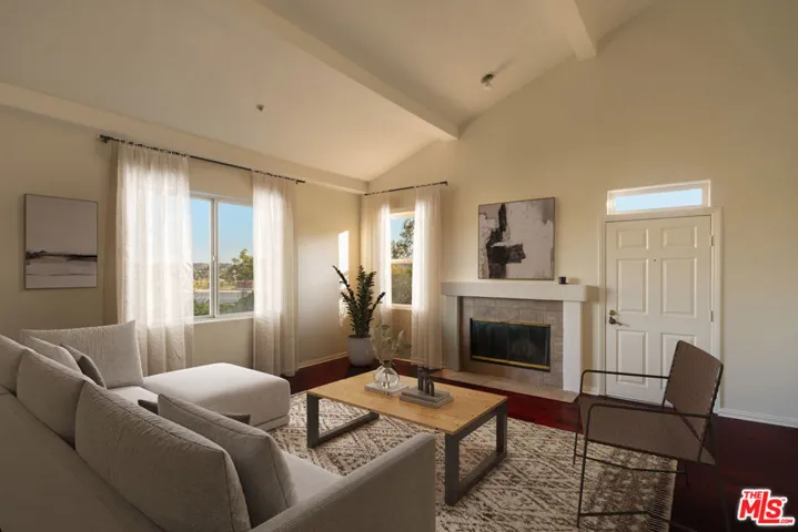 Living room is virtually stage