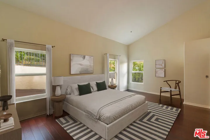 Master bedroom virtually stage