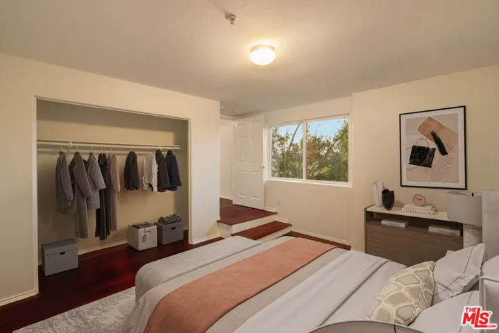 Lower bedroom- virtually stage