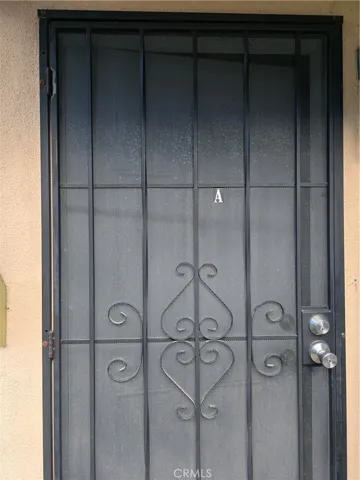 Unit A front door