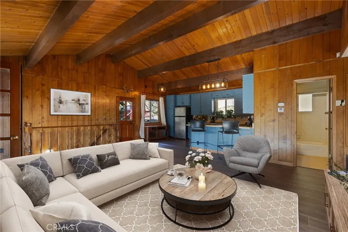 Family Room Virtually Staged