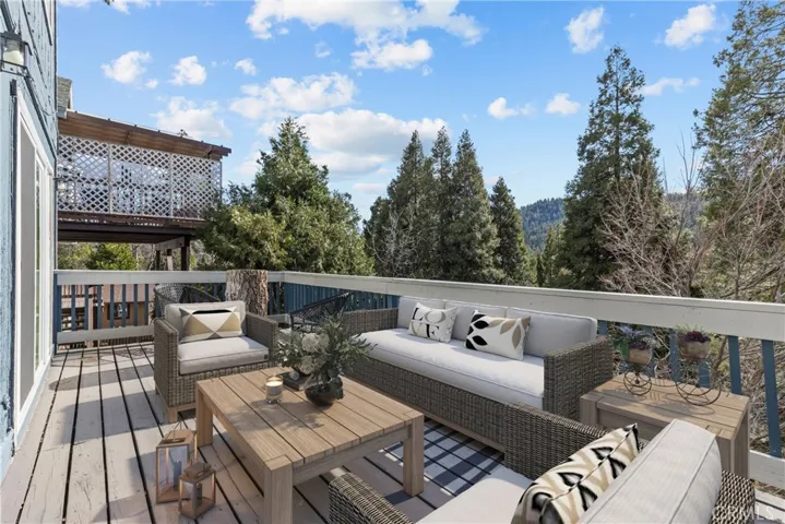 South Facing Lower Deck Virtually Staged