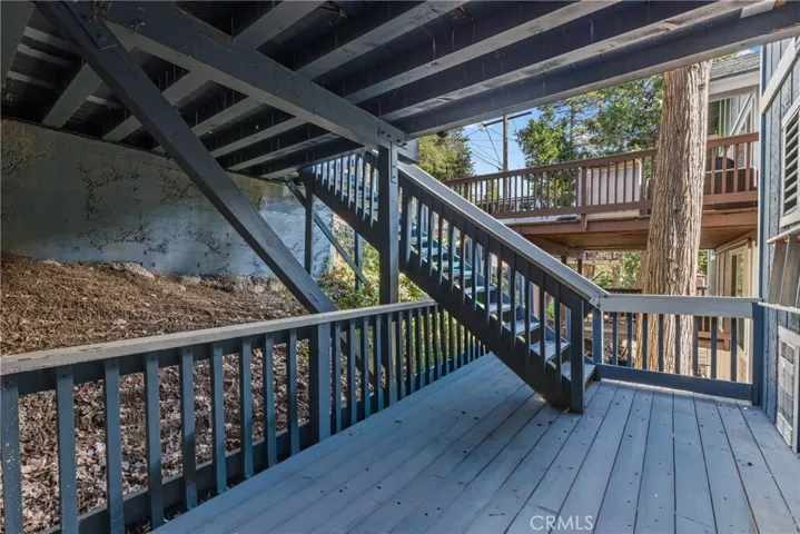 Lower Deck from Driveway Deck