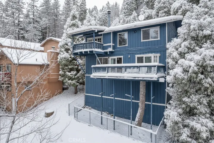 AI Enhanced image with snow.
