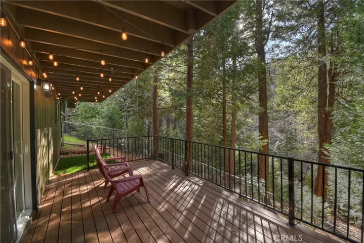 Deck to master bedroom