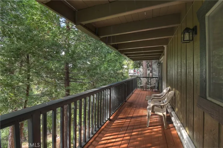 Second floor deck