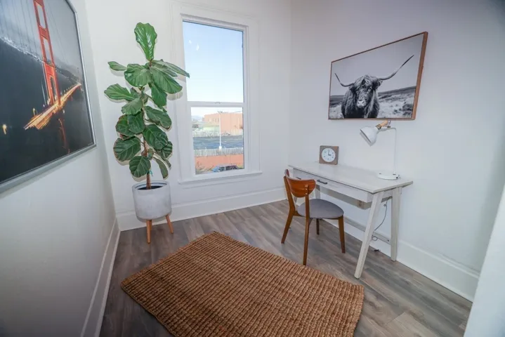 Bedroom 3 of upper unit