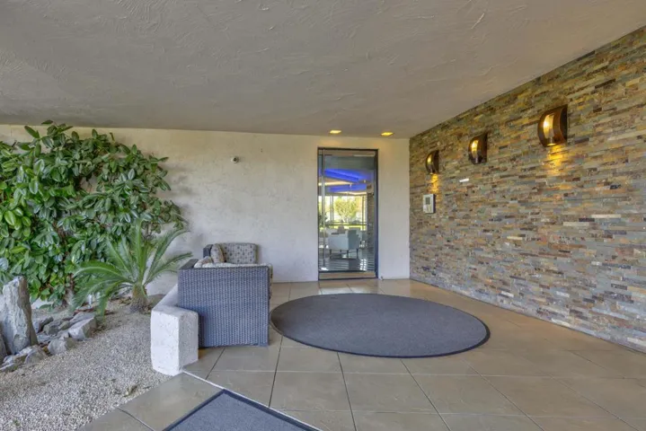 Walkway into Building