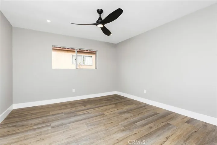 Primary bedroom ready for a variety of furniture arrangements.