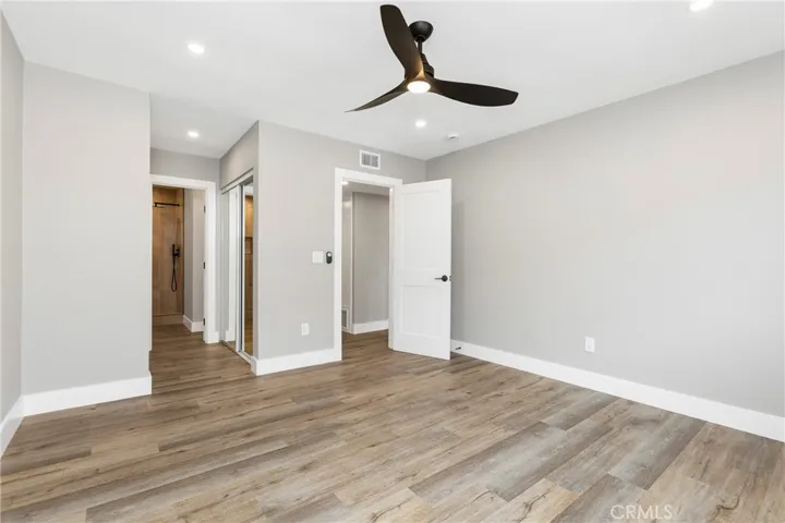 Convenient access to the ensuite bath and ample closet storage.