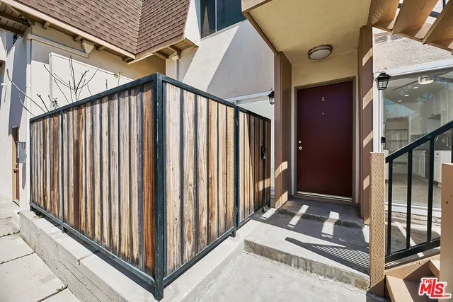 Enclosed Private Patio & Front