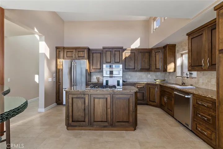 Kitchen with ample cabinet space