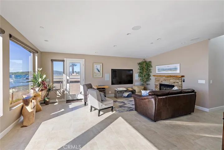 Open floor plan with space for entertaining.
