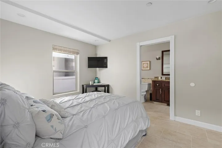 3rd bedroom ground level with attached bath