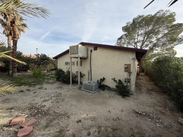North side of the house