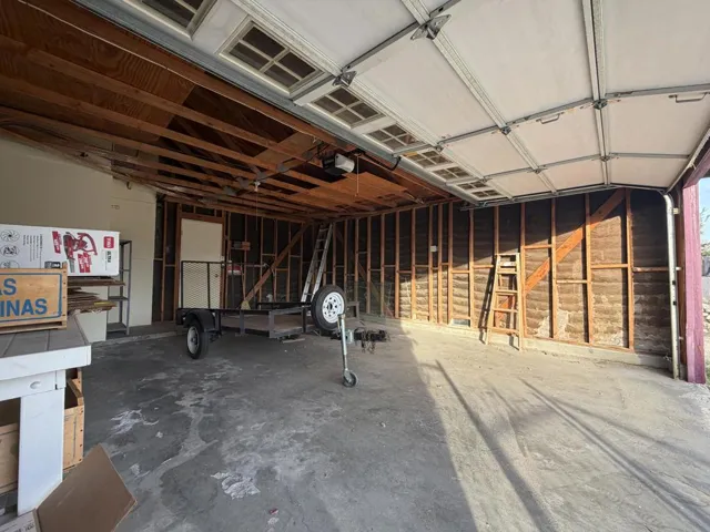 Two car garage