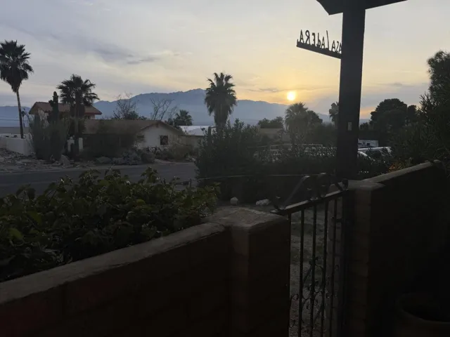 View from the front yard