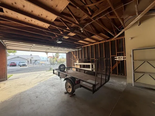 Two car garage