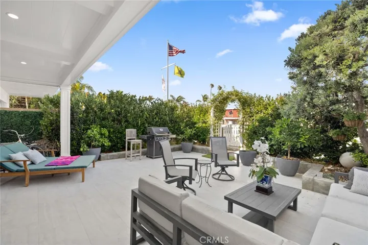 Private patio