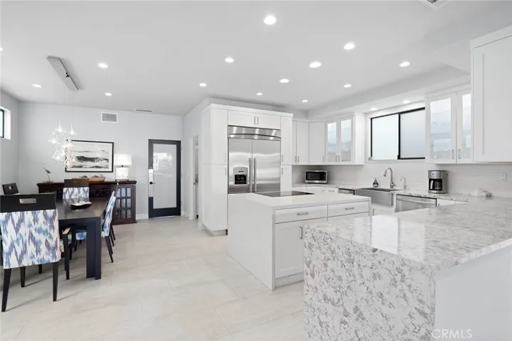 Kitchen and dining area