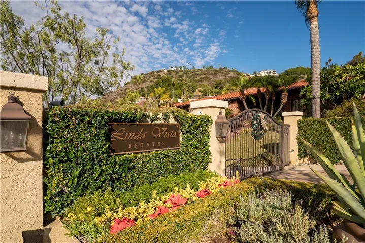 Perched at the top of Linda Vista Estates, within an enclave of 15 custom properties