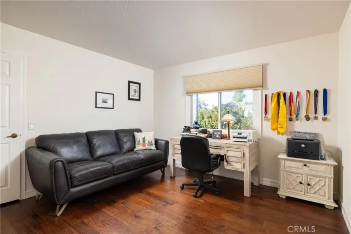 Upstairs secondary bedroom - currently shown as office
