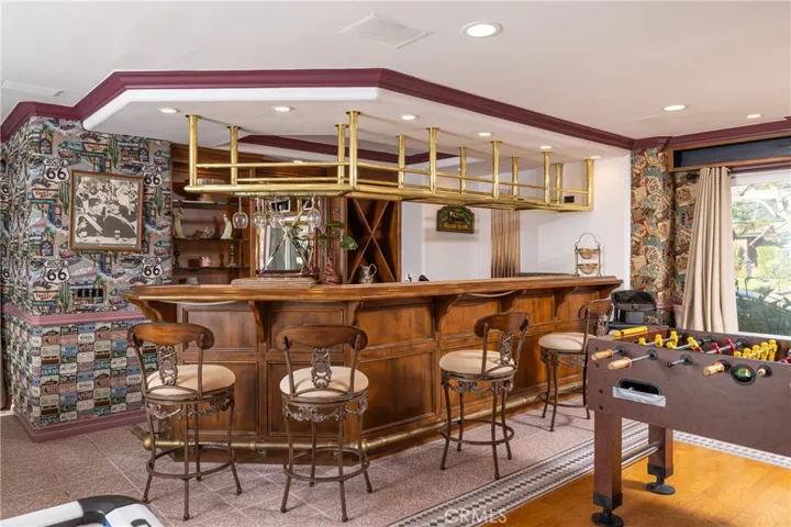Pub-style bar in your private game room