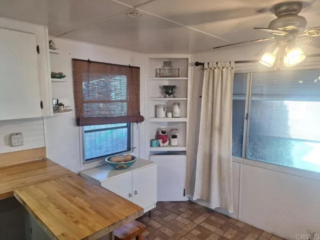 Built ins in kitchen nook area