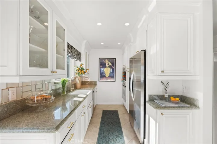 View of the kitchen. Storage on the right hand side.