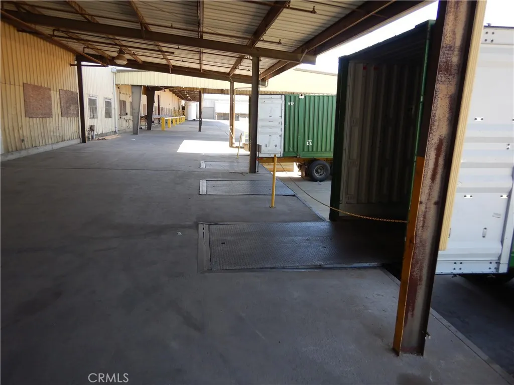 Under Canopy at truck docks - Bldg. C