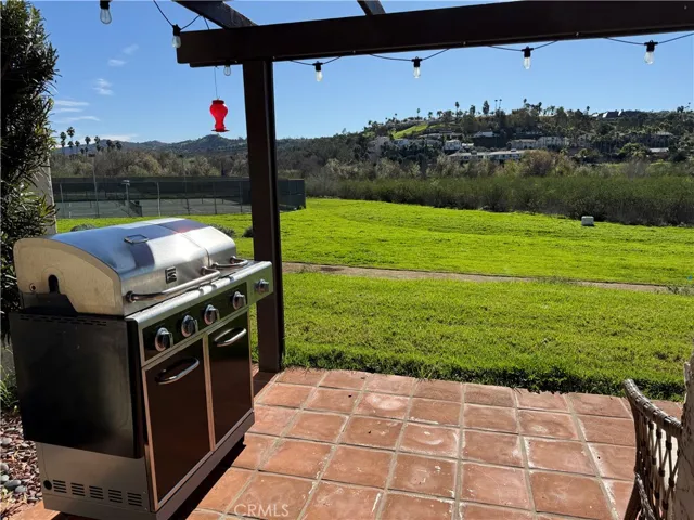 rear patio with gorgeous open views