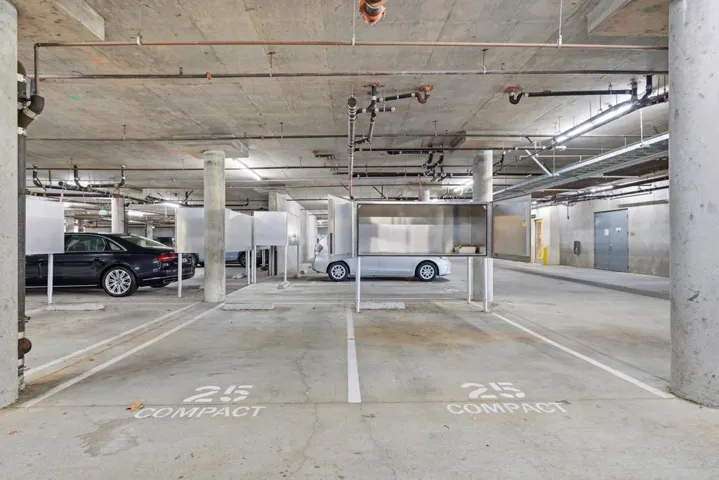 View of parking deck