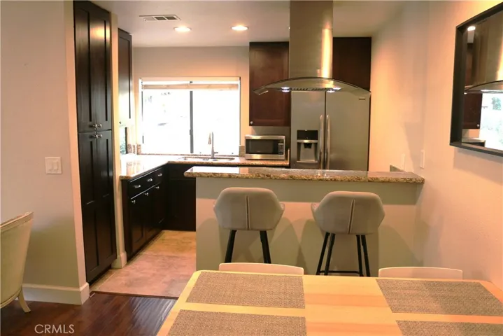 Beautiful dining and kitchen