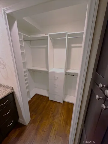 Custom made walk-in closet