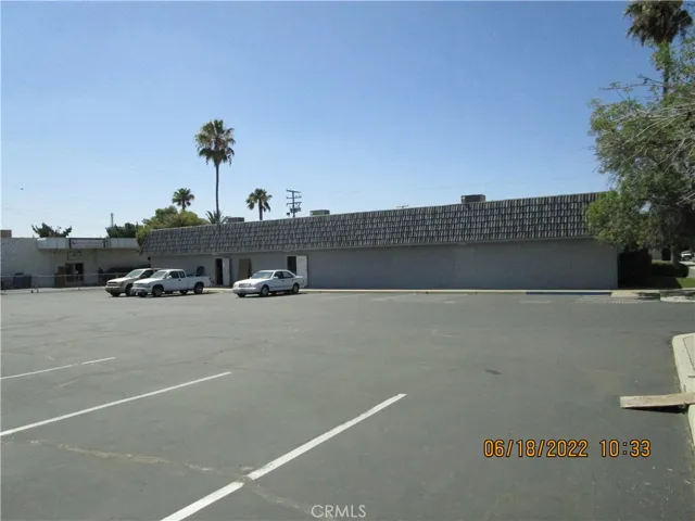 Rear of building - parking lot