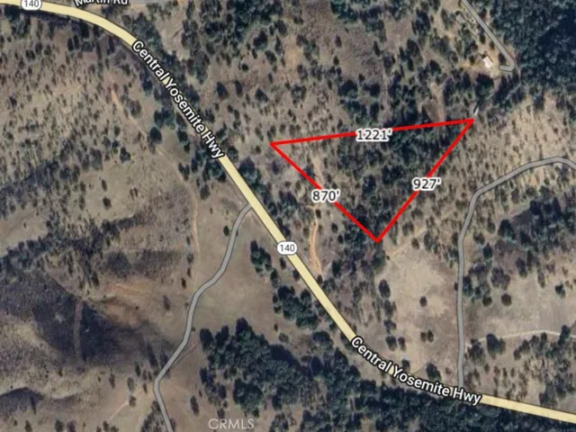 Map of Approximate parcel boundary lines.