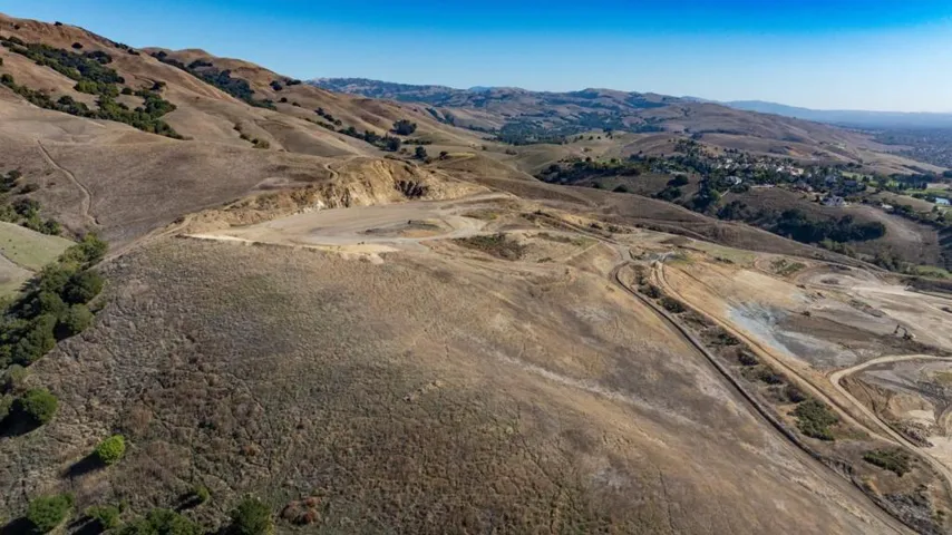 South looking overview of the quarry operation area.