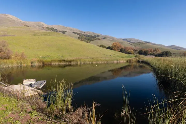 The bass pond on property.