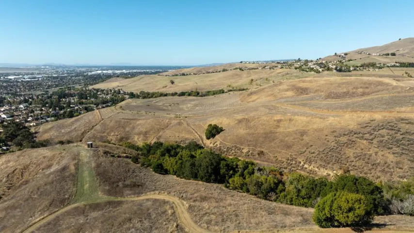 Northeast view from above the property.