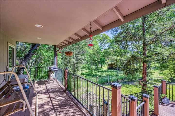 Covered porch off main house dining and kitchen