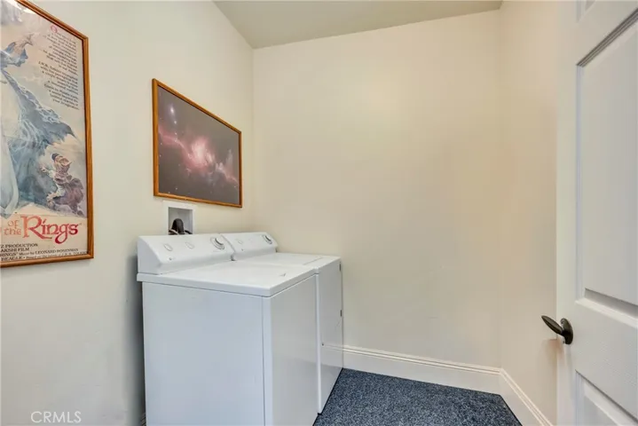 Ground level laundry in ADU