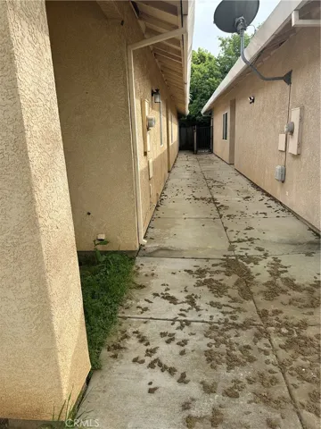 Walkway to front door.