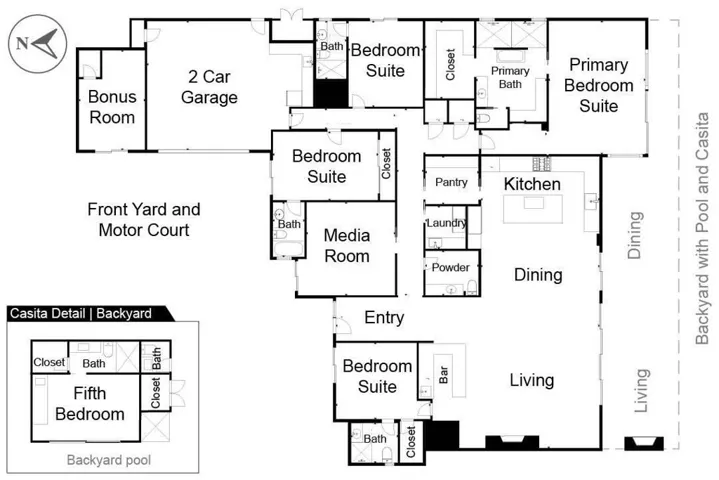 floor plan - artist's rendering