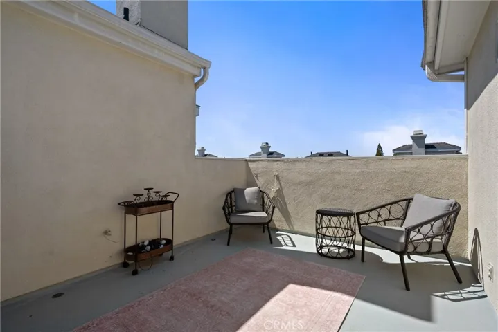 Outside patio off 3rd level master suite.