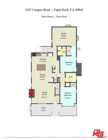 1623 Campus Rd. Main Level Flo