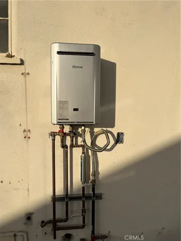 New tankless water heater.